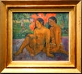 Two Girls from Tahiti painting - Paul Gauguin 1901